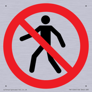 P004 Prohibition: No thoroughfare
